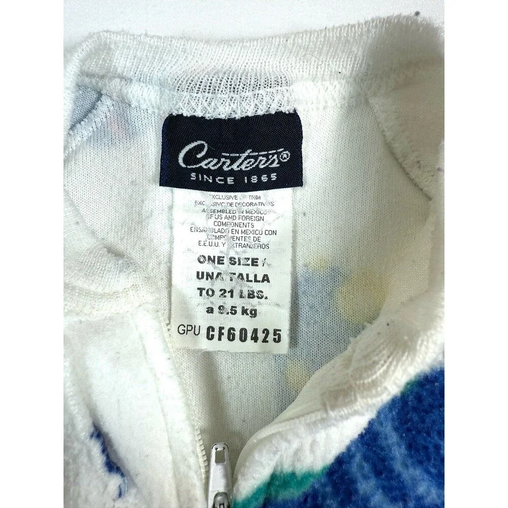 VINTAGE CARTERS Baby Boy Fleece‎ Cars Airplane Train Sleep Sack One Size Classic